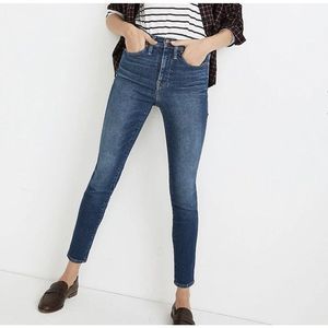 MADEWELL Jeans Womens 26 High Waisted Skinny Denim Winston Wash AL652